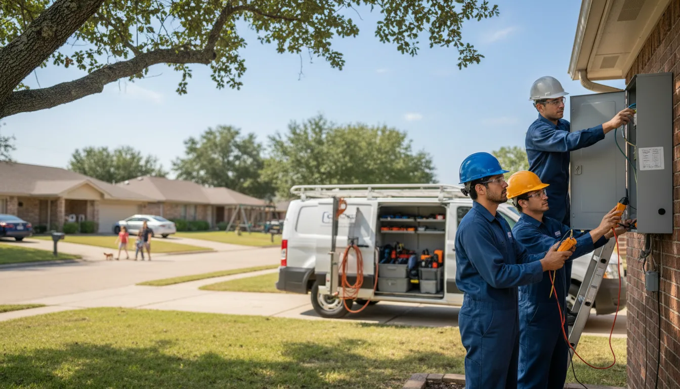 Certified electrician providing emergency electrical services in Taylor, TX